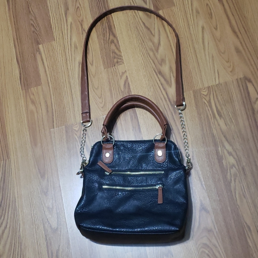 Steve Madden black purse crossbody bag satchel